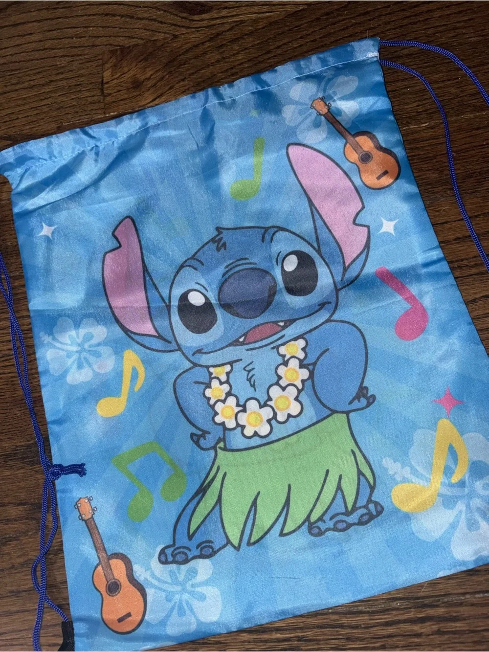 Kids Disney Stitch Drawstring Bag
